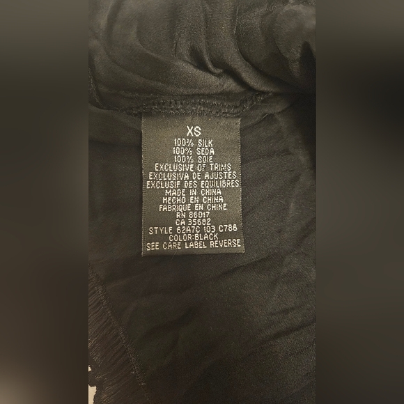 Bebe beaded strap silk top size XS - Picture 9 of 9